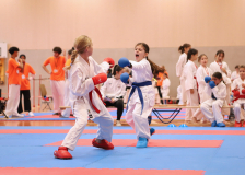 Phönix Cup, Staufen, 2024, Schweiz, Kumite, Shukokai Dojo Wetzikon, Aya Haddouche, Mia Petrovic, Karate-Do Balsthal