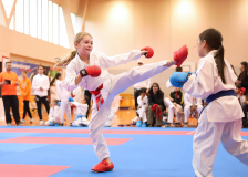Phönix Cup, Staufen, 2024, Schweiz, Kumite, Shukokai Dojo Wetzikon, Felicia Sigg, Hanna Nussbaumer, Quirici2020