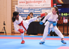 Phönix Cup, Staufen, 2024, Schweiz, Kumite, Shukokai Dojo Wetzikon, Mithusa Rajkumar, Soraya Barrero, Quirici2020