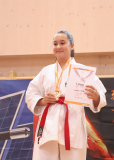 Phönix Cup, Staufen, 2024, Schweiz, Siegerehrung, Vuckovic Nina, Schotokan Karateschule AS