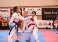Phönix Cup, Staufen, 2024, Schweiz, Kumite, Shukokai Dojo Wetzikon, Silas Seiler, Josif Kuzmanovski, Karate-Do Balsthal