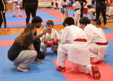 Phönix Cup, Staufen, 2024, Schweiz, Kumite, Shukokai Dojo Wetzikon, Team, Jori Tahiri, Januyan Logeswaran, Miraz Karaman, Patrick Graf, Caleb Gossweiler, Colin McGuinness
