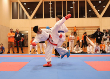Phönix Cup, Staufen, 2024, Schweiz, Kumite, Shukokai Dojo Wetzikon, Team, Hayabusa Karate Do Basel, Caleb Gossweiler, Jonathan Tiefenauer