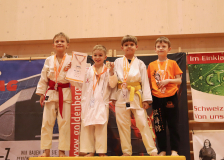 Phönix Cup, Staufen, 2024, Schweiz, Siegerehrung, Shinsei Kan Lenzburg, Vuk Letic, Anton Brzenska, Ivan Albert, Ajeti Liam