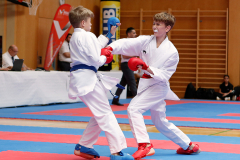2023, Austrian Junior Open, Salzburg, Walserfeldhalle, Linus Gubler, Kumite, Österreich, Shukokai Dojo Wetzikon