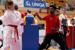 Peraveen Raveendran, 2023, Austrian Junior Open, Salzburg, Walserfeldhalle, Elina Beutler, Kumite, Coach, Österreich, Shukokai Dojo Wetzikon