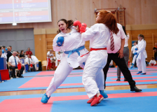 2025, Austrian Junior Open, Salzburg, Österreich, Kumite, Shukokai Dojo Wetzikon, Aya Ben Aicha, Ariana Cimpoi, Leoni di San Marco