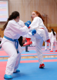 2025, Austrian Junior Open, Salzburg, Österreich, Kumite, Shukokai Dojo Wetzikon, Aya Ben Aicha, Ariana Cimpoi, Leoni di San Marco