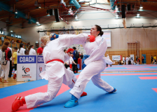 2025, Austrian Junior Open, Salzburg, Österreich, Kumite, Shukokai Dojo Wetzikon, ASKÖ Karate Kara, Emma Schütze, Aya Ben Aicha