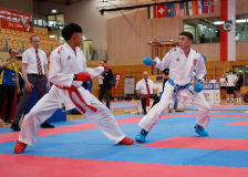 2025, Austrian Junior Open, Salzburg, Österreich, Kumite, Shukokai Dojo Wetzikon, Karl Ravas, Lucas Zecca, Karaté Club Jaguar Vallorbe