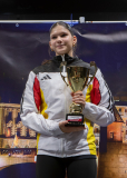 Kumite,Basel,2026,Siegerehrung,Pokal,International Basel Open Masters,Hanna Olschewski,GERMANY