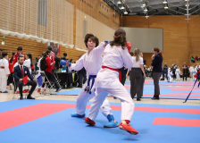 2024, Berlin Open, Berlin, Deutschland, Kumite, Shukokai Dojo Wetzikon, Gianna Dalla Lana, Vigga Rasmussen, ISHOEJ KARATE KLUB
