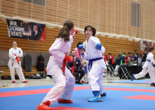 2024, Berlin Open, Berlin, Deutschland, Kumite, Shukokai Dojo Wetzikon, Gianna Dalla Lana, Vigga Rasmussen, ISHOEJ KARATE KLUB