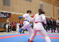 2024, Berlin Open, Berlin, Deutschland, Kumite, Shukokai Dojo Wetzikon, Gianna Dalla Lana, Vigga Rasmussen, ISHOEJ KARATE KLUB