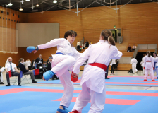 2024, Berlin Open, Berlin, Deutschland, Kumite, Shukokai Dojo Wetzikon, Gianna Dalla Lana, Maia Gisserup, ISHOEJ KARATE KLUB