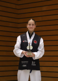 2024, Berlin Open, Berlin, Deutschland, Siegerehrung, Shukokai Dojo Wetzikon, Lenya Lawrenz