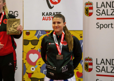 Salzburg, Kumite, Pinzgau, Eurocup, Österreich, 2025, Austria, Mittersill, Shukokai Dojo Wetzikon, Elina Beutler, Siegerehrung, Medaillen