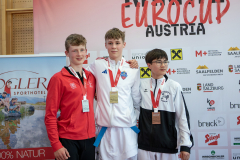 Eurocup,Kumite,Siegerehrung,Österreich,Bjarne Kühl,Karatecenter Reto Kern Kreuzlingen,Shotokan Karateschule St. Gallen,Quinten de Smedt,Austria,Mittersill,Pinzgau,SEIWAKAI TEAM,2026,Lukas Gräfe