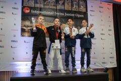 Eliano Nemati,Kian Nemati,NICOLA JACOB TRAVIS SCHLAEPPI,Tayfun Fuchs,KARATE-DO BALSTHAL,SHINSEI KAN LENZBURG,RYUEI-RYU KARATE SUISSE,Kumite,Siegerehrung,Basel,Switzerland,2026,International Swiss Junior Open