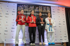 KARATE-DO BALSTHAL,Nouhaila Oubaoune,KARATÉ CLUB JAGUAR VALLORBE,Sarah Gmati,KARATESCHULE SURSEE,LEILA AREGGER,SSKF KARATE TEAM,Asya Payziner,Kumite,Siegerehrung,Basel,Switzerland,2026,International Swiss Junior Open