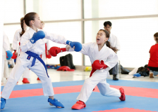 2025, Junior Karate League, Brugg, Windisch, Schweiz, Kumite, Shukokai Dojo Wetzikon, Felicia Sigg