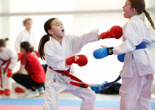2025, Junior Karate League, Brugg, Windisch, Schweiz, Kumite, Shukokai Dojo Wetzikon, Felicia Sigg