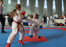2025, Junior Karate League, Brugg, Windisch, Schweiz, Kumite, Shukokai Dojo Wetzikon, Zoe Keller, Ellie Keller