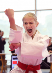 2024, Junior Karate League, Brugg, Windisch, Schweiz, Kata, Anamarie Anicic