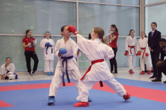 2024, Junior Karate League, Brugg, Windisch, Schweiz, Kumite, Zoe Keller, Julia Battistel