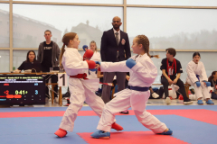 2024, Junior Karate League, Brugg, Windisch, Schweiz, Kumite, Diana Lierau, Ellie Keller