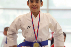 2024, Junior Karate League, Brugg, Windisch, Schweiz, Kata, Colin McGuinness, Siegerehrung