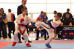 2024, Junior Karate League, Brugg, Windisch, Schweiz, Kumite, Jamie Tiede, Gaetano Diblasi