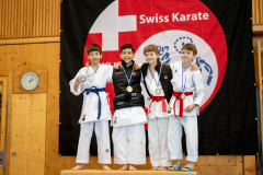 Colin McGuinness,Leo Roos,Til Müller,Rian Büsching,Junior Karate League,Kata,Schweiz,Shukokai Dojo Wetzikon,2026,Kriens