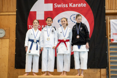 Chloe Ton That,Zoe Keller,Diana Lierau,Eleni Spicher,Junior Karate League,Kata,Schweiz,Shukokai Dojo Wetzikon,2026,Kriens