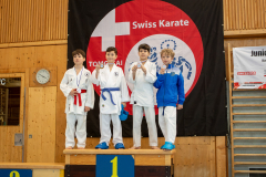 Valentino Justiniano,Adam Pupin,Noah Bächler,Miraz Karaman,Junior Karate League,Kumite,Schweiz,Shukokai Dojo Wetzikon,2026,Kriens