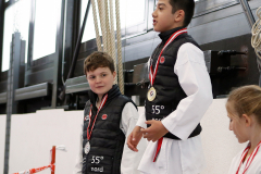 2023, Junior Karate League, Liestal, Siegerehrung, Caleb Gossweiler, Marlo Bugatti, Schweiz, Shukokai Dojo Wetzikon