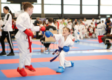 2025, Junior Karate League, Liestal, Schweiz, Shukokai Dojo Wetzikon, Kumite, Felicia Sigg