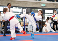 2025, Junior Karate League, Liestal, Schweiz, Shukokai Dojo Wetzikon, Kumite, Felicia Sigg