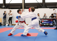 2025, Junior Karate League, Liestal, Schweiz, Shukokai Dojo Wetzikon, Kumite, Lian Murk, Leyan Sellami, Karateschule Sursee