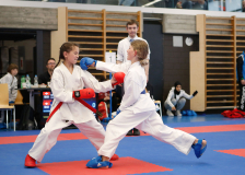 2025, Junior Karate League, Liestal, Schweiz, Shukokai Dojo Wetzikon, Kumite, Mira Hoffmann