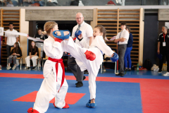 2024, Junior Karate League, Liestal, Schweiz, Kumite, Mira Hoffmann, Julia Weiss, Shukokai Dojo Wetzikon