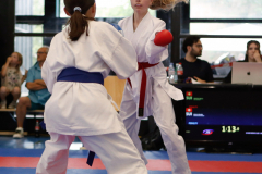 2024, Junior Karate League, Liestal, Schweiz, Kumite, Milla Rentsch, Dilara Sigillo, Shukokai Dojo Wetzikon, Karatedo Lyss-Aarberg