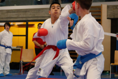 2024, Junior Karate League, Liestal, Schweiz, Kumite, Caleb Gossweiler, Shukokai Dojo Wetzikon