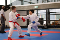2024, Junior Karate League, Liestal, Schweiz, Kumite, Devrim Yildirim, Moritz Meier, Shukokai Dojo Wetzikon, Nippon Training Urdorf / Dietikon