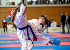 Junior Karate League, Kumite, Schweiz, Wettingen, Shukokai Dojo Wetzikon, 2025, Felicia Sigg