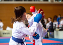 Junior Karate League, Kumite, Schweiz, Wettingen, Shukokai Dojo Wetzikon, 2025, Aya Haddouche