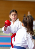 Junior Karate League, Kumite, Schweiz, Wettingen, Shukokai Dojo Wetzikon, 2025, Aya Haddouche