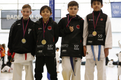 2023, Junior Karate League, Windisch, Siegerehrung, Noah Maurer, Marlo Bugatti, Caleb Gossweiler, Schweiz, Brugg, Shukokai Dojo Wetzikon