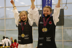 2023, Junior Karate League, Windisch, Siegerehrung, Ladina Herrmann, Ariane Bhend, Schweiz, Brugg, Shukokai Dojo Wetzikon
