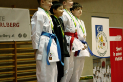 2023, Lions Cup, Lustenau, Siegerehrung, Noah Maurer, Österreich, Shukokai Dojo Wetzikon